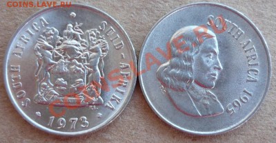 ЮАР 10 центов. 2 типа. 26.10.10 г. 20-00 МСК. - 10 ц. 1