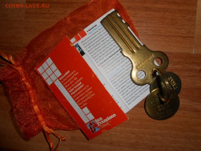 США, сувенирный ключ от камеры знаменитой тюрьмы Алькатрас - DSCN4435.JPG