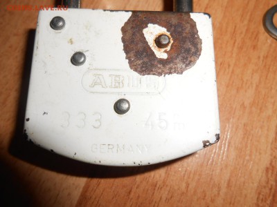 Замочек навесной ABUS 333, Германия, с ключом, до 28.03.2016 - DSCN4451.JPG