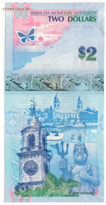 Бермуды 2 доллара 2009 до 28.03.16 в 22.00мск (Б878) - 1-бер