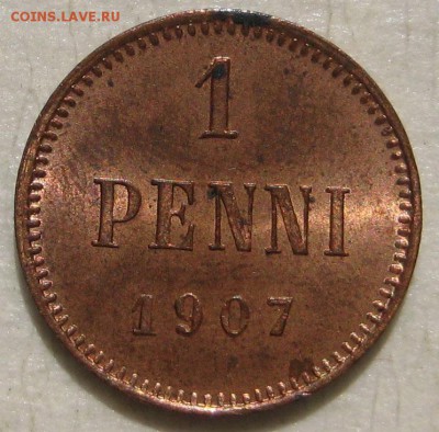 1 пенни 1907г. UNC - IMG_4716