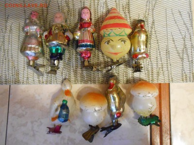 Ёлочные игрушки стекло СССР оценка - 1.JPG