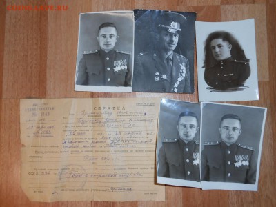 Фото с наградами + справка о ранении 1945 года - DSCN3362.JPG