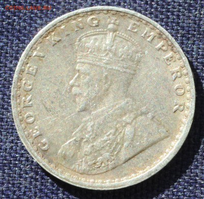 С 1 руб. БРИТ.ИНДИЯ 2 анны 1916г. ГЕОРГ-V до 29.03 в 22-00 - IMG_0827.JPG