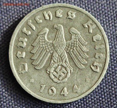 С 1 руб. III-й РЕЙХ 1 пфенниг 1944г."А" ЦИНК до 29.03 в 22-0 - IMG_0797.JPG