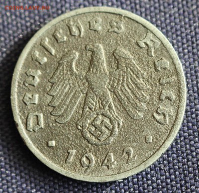 С 1 руб. III-й РЕЙХ 1 пфенниг 1942г."А" ЦИНК до 29.03 в 22-0 - IMG_0799.JPG