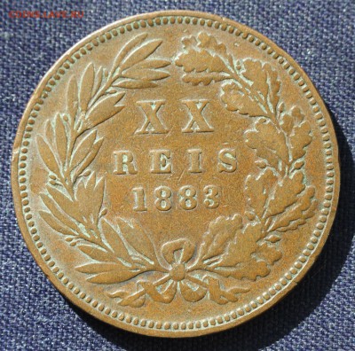 С 1 руб. ПОРТУГАЛИЯ XX REIS 1883г. ЛУИЗ-I  до 29.03 в 22-00 - IMG_0845.JPG