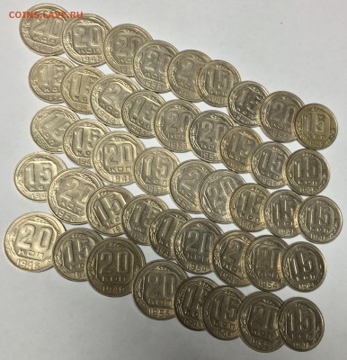 Лот монет СССР 1935-1957 - 68 штук до 29.03. - 23:00 - lot2