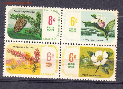 США 1969 флора кварт - 79