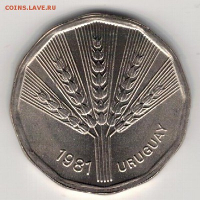 Уругвай 2 песо 1981 День еды до 28.03.16 в 22.00мск (В11) - 4-1ур