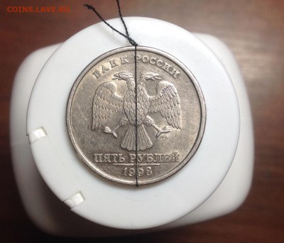 5 рублей 1998 сп - поворот 90 градусов - image