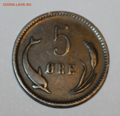 Помогите оценить монету, Дания, 5 эре, 1874 год - Безымянный33