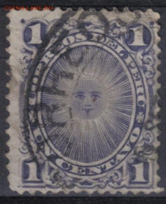 Перу 1886г 1с до 27.03 22.00мск - Перу 1886г 1с №1