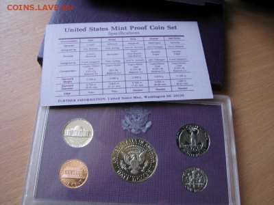 Набор банковский с сертификатом USA - 16.JPG