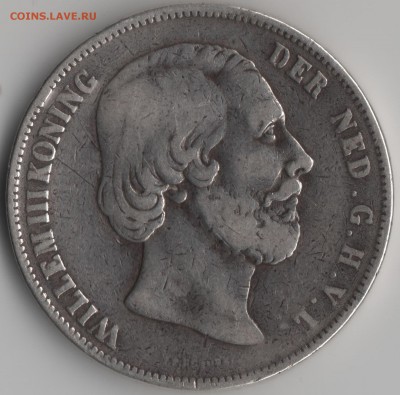 2 гульдена 1855, до 31.03.16 в 22:00 МСК - 4534