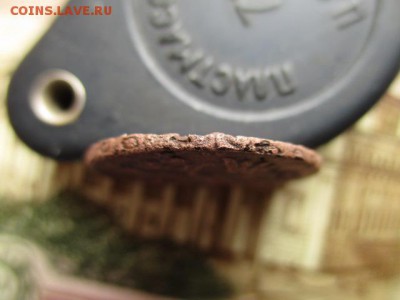 Полушка 1731 год. Рельеф.  Гурт узорный? - IMG_3619.JPG