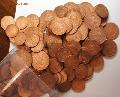 Медь 1873-1916 около 220 монет - оценка - медь2