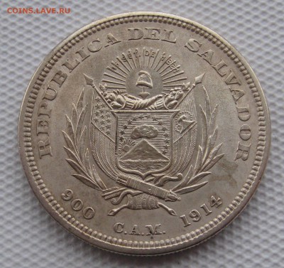 Straits Settlements 1 доллар 1920, Сальвадор 1 песо 1914. - IMG_0015.JPG