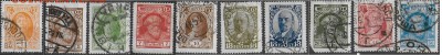 СССР 1927. Второй стандартный выпуск. Подборка из 10 марок - Ст47 2 стандарт подборка