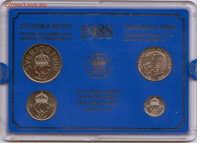 ШВЕЦИЯ оф. банковский набор 1988г. до 31.03.16 22.00 - 1988_11