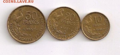 франция 50-х годов. 3 монеты 50.20.10 FR - сканирование0006