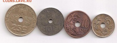 Бельгия 4 монеты 1904-1943гг. - сканирование0007