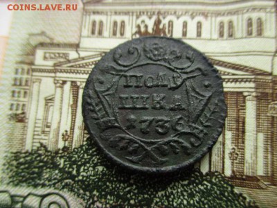 Полушка 1736 год. Рельеф. До 31.03.2016 в 22:00 по Москве. - IMG_3728.JPG