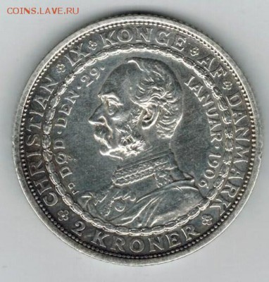 2 кроны 1906 год Дания - 001