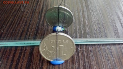 1997 год 1 рубль спмд поворот 180 - image