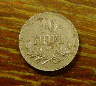 ВЕНГРИЯ - 10 филлеров 1920 до 1.04, 22.00 - Венгрия 1920 10 филлеров_1