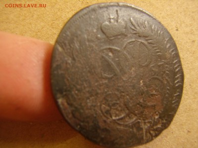 2 копейки 1757 год медь сетчатый гурт - P3260341.JPG