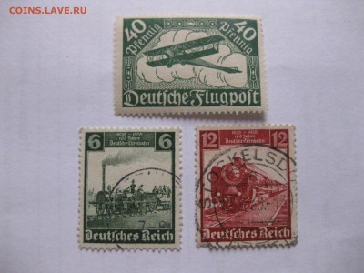 ГЕРМАНИЯ,2 почт.марки 100 лет ж.д и 1 шт самолет!до 29.03. - IMG_2582.JPG