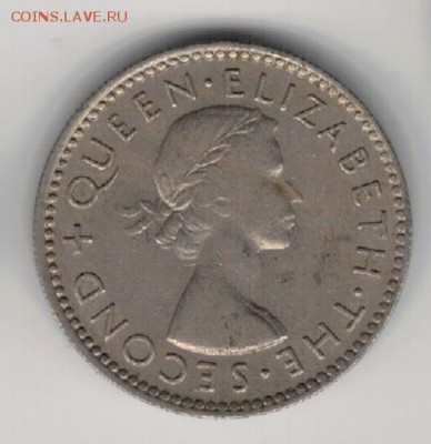 Н.ЗЕЛАНДИЯ 6 ПЕНСОВ 1954 ПТИЦА ГУЙЯ 31.03 В 22.00МСК (В74) - 4-нз6п54