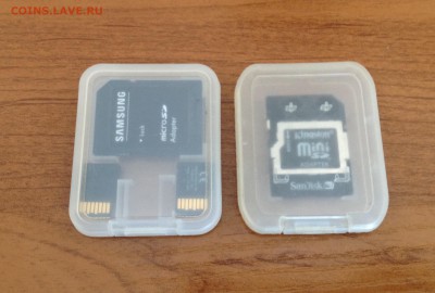 2 адаптера для карт + 6 карт памяти с 1 рубля - image