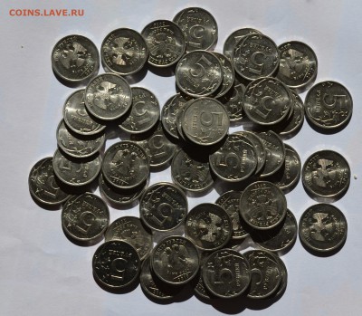 -------5 рублей 2010 СПМД (50 шт) до 30.03.16 в 22.00 по МСК - 20102
