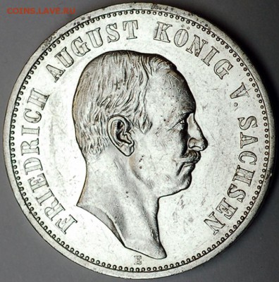 Германия. Саксония_3 марки 1912. Серебро; до 27.03_22.50мск - 10839