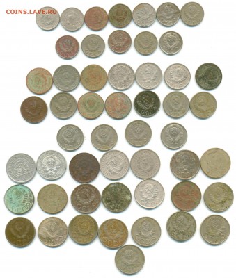20,15,10коп 1923-57г 52шт (все разные) бюджет 02.04.16 - советы 1924-57 004