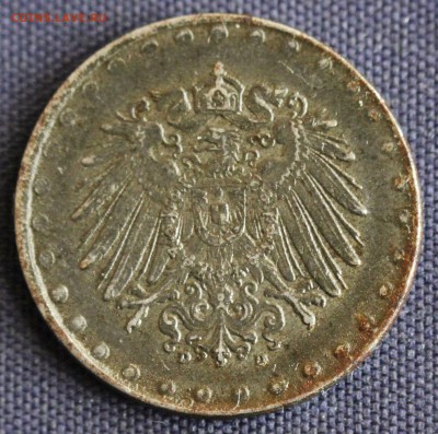 С 1 руб. ГЕРМАНИЯ 10 пфенниг 1917г."D" СТАЛЬ до 2.04 в 22-00 - IMG_0690.JPG