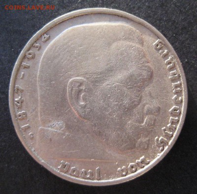 2 марки 1938 G, 3 рейх, Гинденбург, до 22.00 31.03. - IMG_8113.JPG