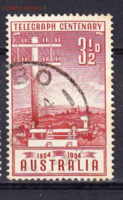 Австралия 1954 телеграф - 210