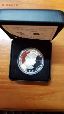КАНАДА 25 ДОЛЛАРОВ 2007г.СЕРЕБРО ОЛИМПИАДА Биатлон до 30.03 - 20160327_223607