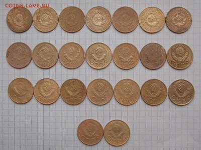Неполная погодовка трёхкопеечных монет раннего СССР - DSCN5578.JPG