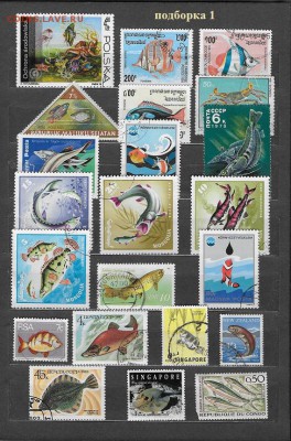 Марки мира. Рыбы1 - Марки мира. Рыбы1