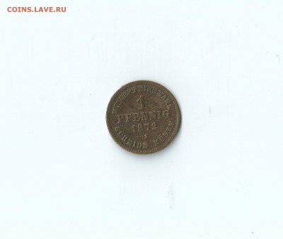 Мекленбург-Шверин 1 пфенниг 1872 до 01.04.2016 22:00 - 1