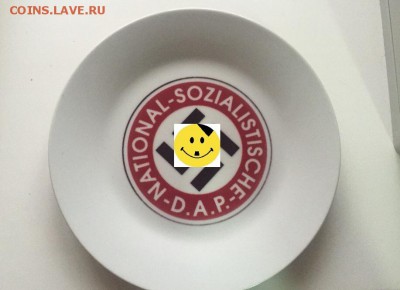 Тарелка NSDAP, новодел. Свастика. До 1.04. в 22:10 - 2