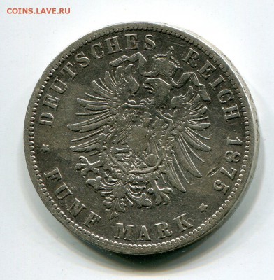 Пруссия 5 марок  1875 B. до 1.04. в 22:10 - img122