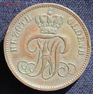 С 1 руб. ГЕРЦОГСТВО ОЛЬДЕНБУРГ 3 шварена 1859г.  до 3.04 - IMG_0961.JPG