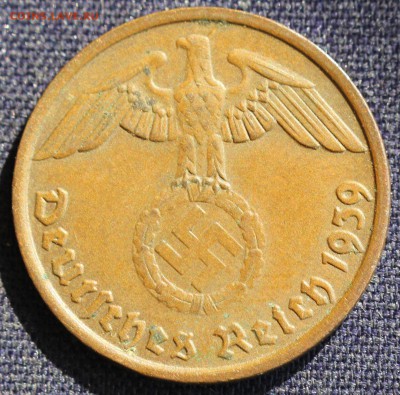 С 1 руб. III-й РЕЙХ 2 пфеннига 1939"D" БРОНЗА до 3.04. в 22 - IMG_0912.JPG