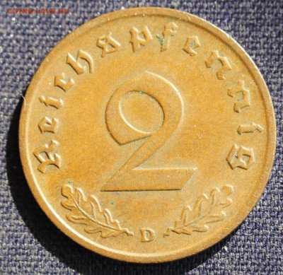 С 1 руб. III-й РЕЙХ 2 пфеннига 1939"D" БРОНЗА до 3.04. в 22 - IMG_0911.JPG