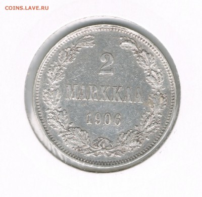 2 markkaa 1906 до 01.04 - 2м-1906а